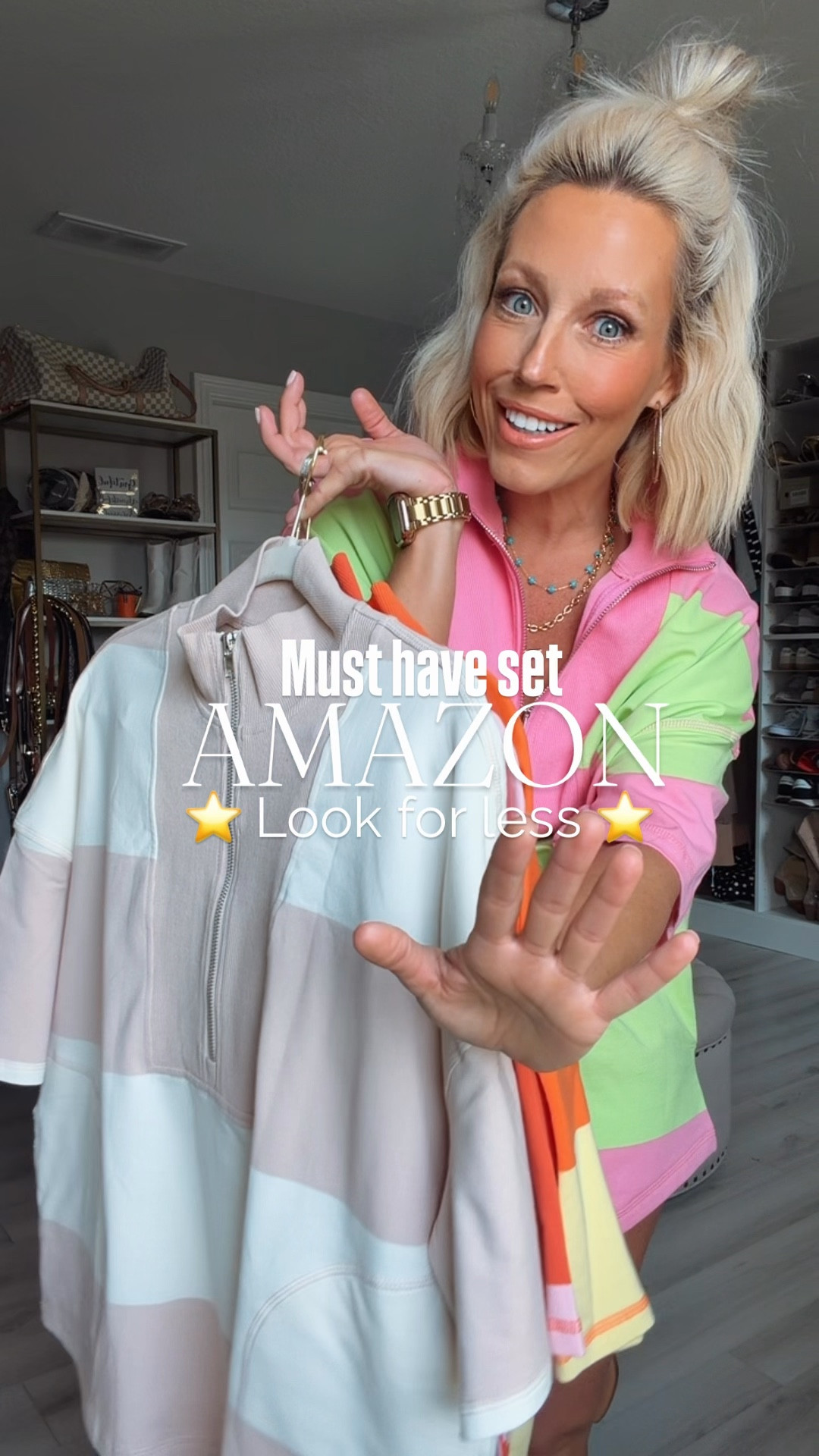 The perfect casual set for spring and summer!!! These color combos are amazing!! 
⬇️⬇️⬇️
Wearing size small 

#LTKSeasonal #LTKSaleAlert #LTKmomlife