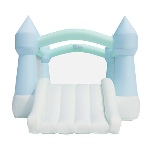 Bounceland Bouncy Castle Daydreamer Mist Bounce House, Pastel Bouncer with Slide, 12 ft L x 9 ft W x 7 ft H, UL Blower Included, Trendy Bouncer for Kids, Indoor and Outdoor Use | Amazon (US)