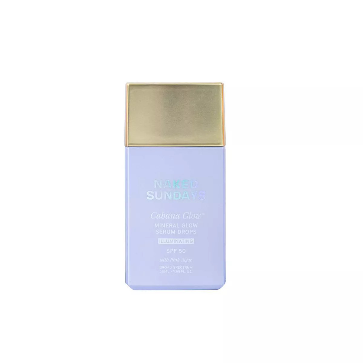 Naked Sundays Cabana Glow Mineral Glow Face Serum Drops - SPF50 - Illuminating - 1.69 fl oz | Target