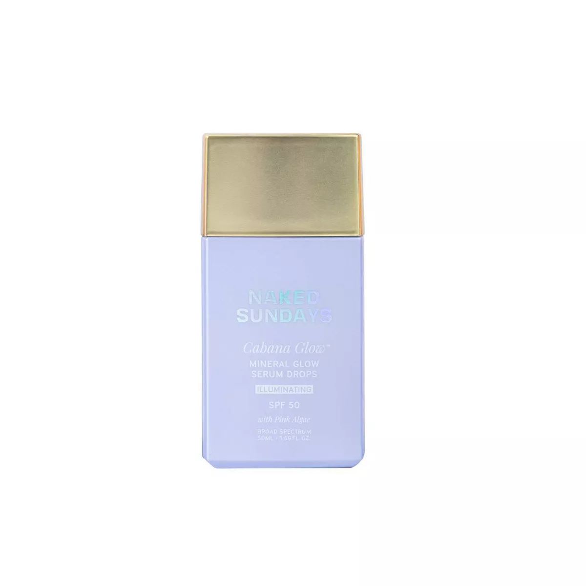 Naked Sundays Cabana Glow Mineral Glow Face Serum Drops - SPF50 - Illuminating - 1.69 fl oz | Target