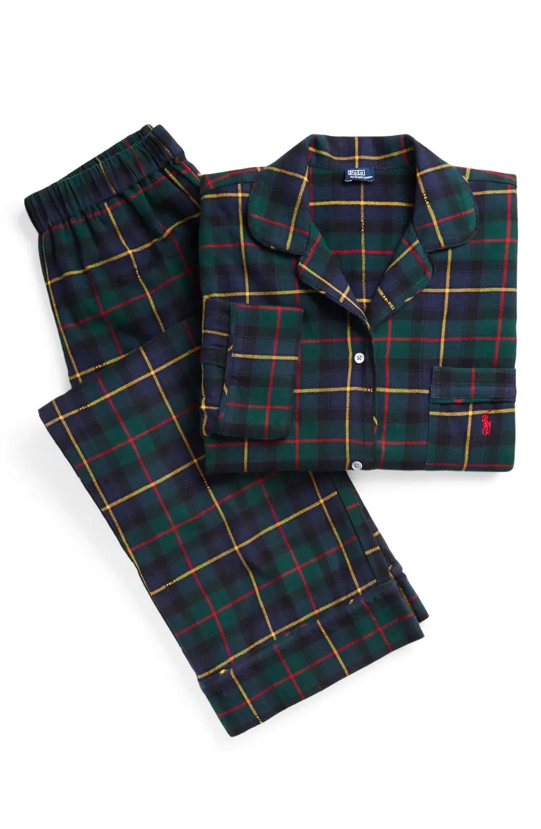 Madison Plaid Organic Cotton Pajamas | Nordstrom