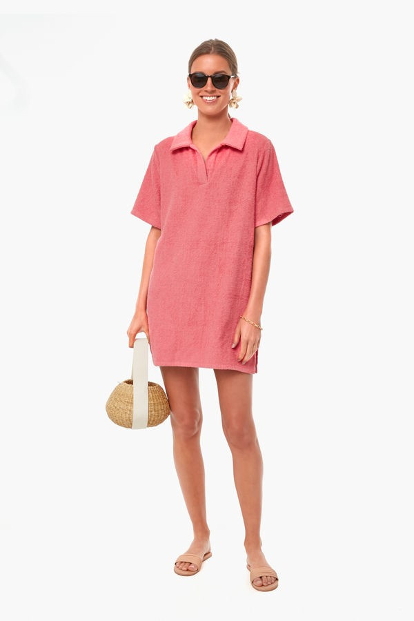 Pink Polo Terry Dress | Tuckernuck (US)