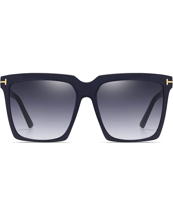 AIEYEZO Oversized Square Sunglasses for Women Men Fashion Big Frame Shades Outdoor Sports Driving... | Amazon (US)