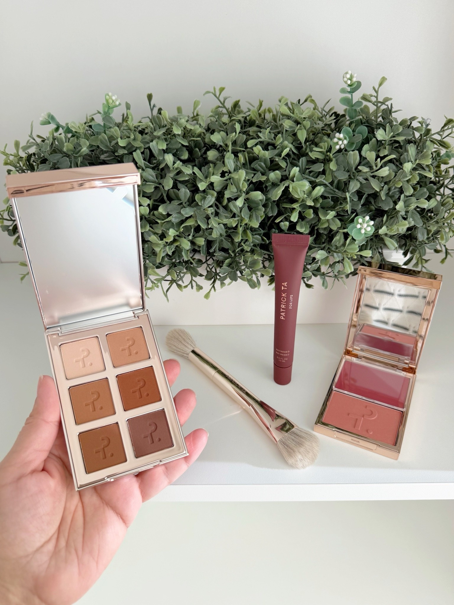 Patrick Ta Friends & Family Sale! 20% off sitewide with code SUMMER.

Loving these goodies I received from Patrick Ta! Aren’t the colors in this neutral eyeshadow palette and blush combo gorgeous?! Love the color of this lip gloss too. Everything is currently on sale if you want to try them!

Eyeshadow palette in shade medium, blush color is called She’s Flushed and lip gloss is espresso.

#LTKSaleAlert #LTKBeauty #LTKselfcare