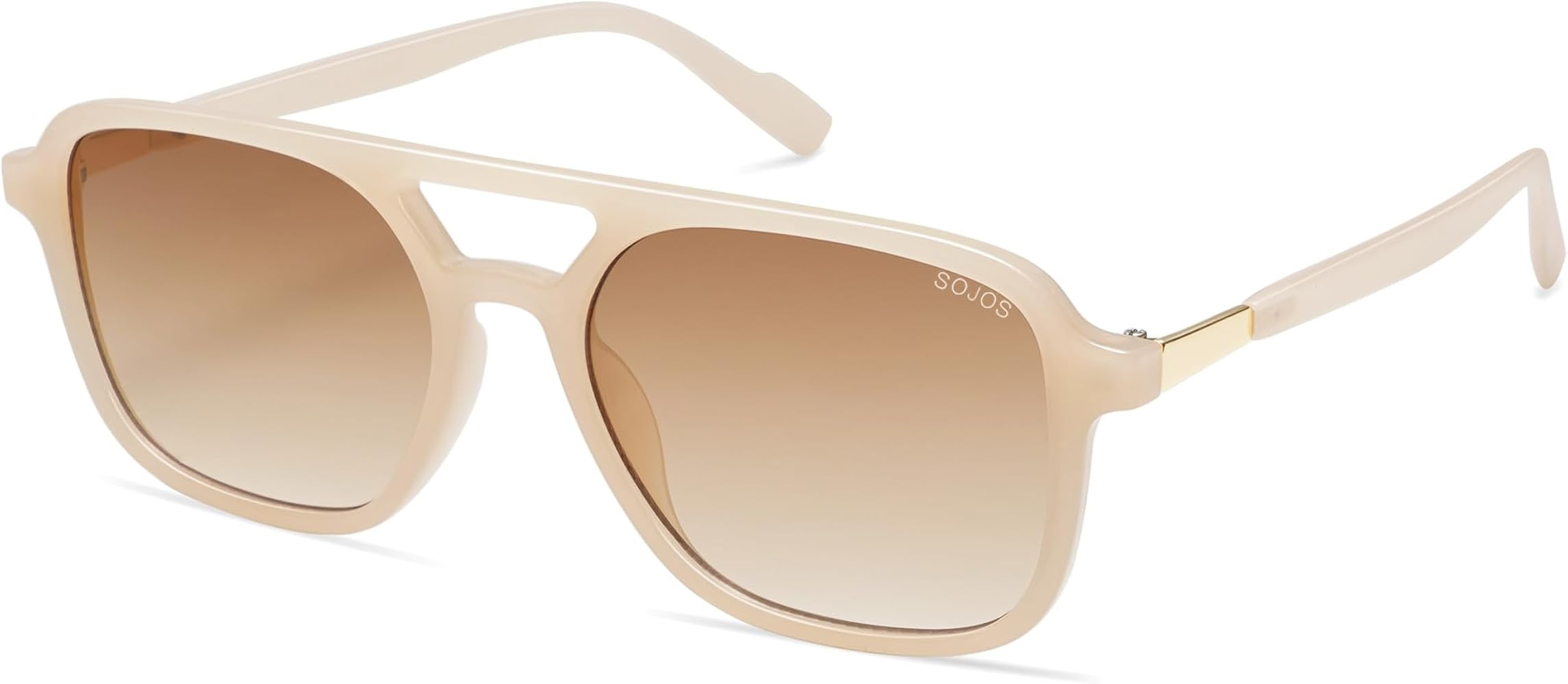 SOJOS Retro Aviator Sunglasses for Women Men,Trendy Rectangle Womens Mens Shades Sun Glasses SJ22... | Amazon (US)