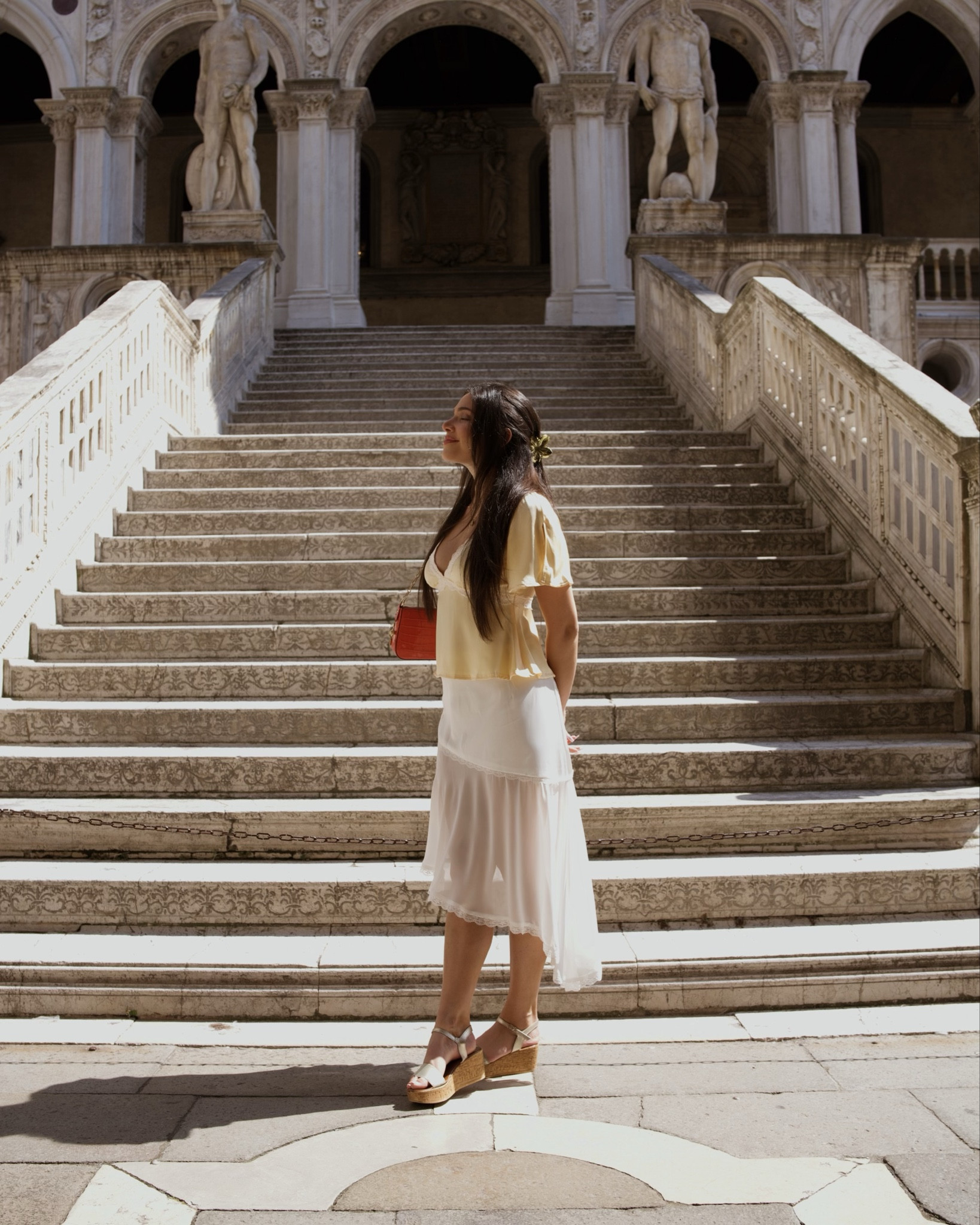 Venice outfit from Princess Polly + Runaway the Label! Runaway isn’t available on LTK so I couldn’t link but the skirt is called ‘Emberly Midi Flounce Skirt White’ 💛🤍

#LTKTravel #LTKSeasonal