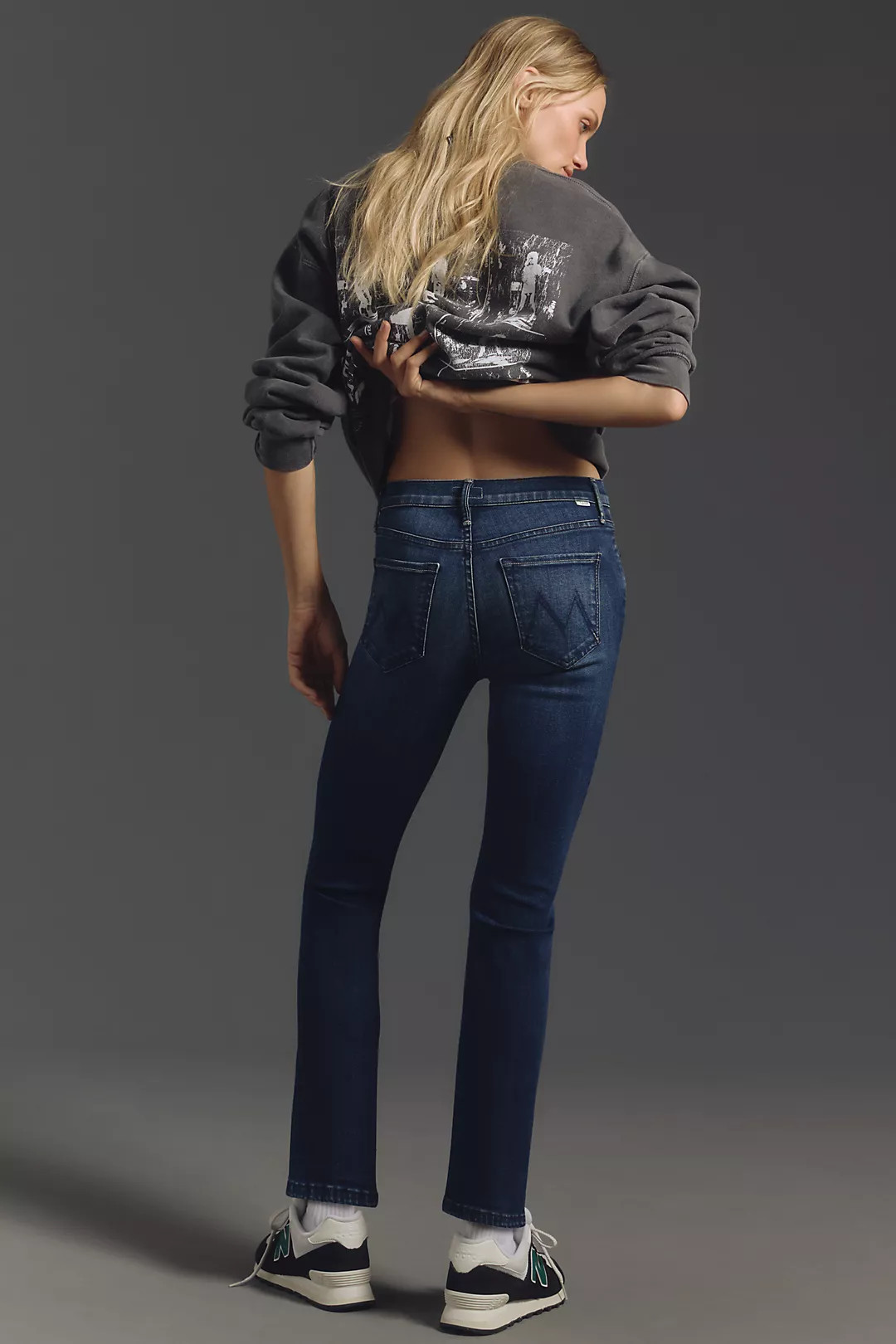 MOTHER The Dazzler Ankle Mid-Rise Straight-Leg Jeans | Anthropologie (US)