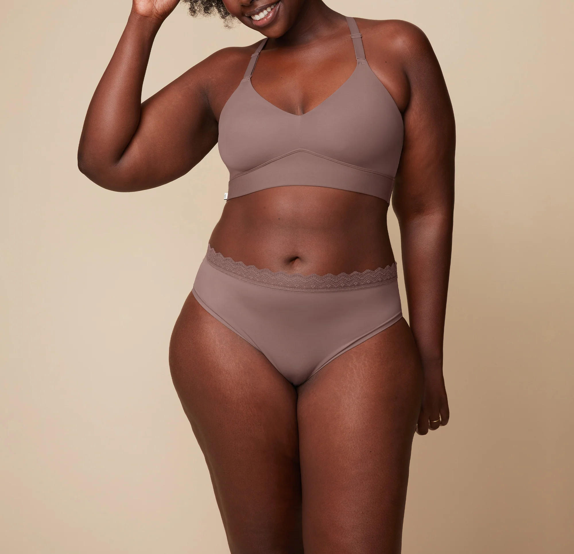 Bliss Lace Highwaist Brief | Harper Wilde