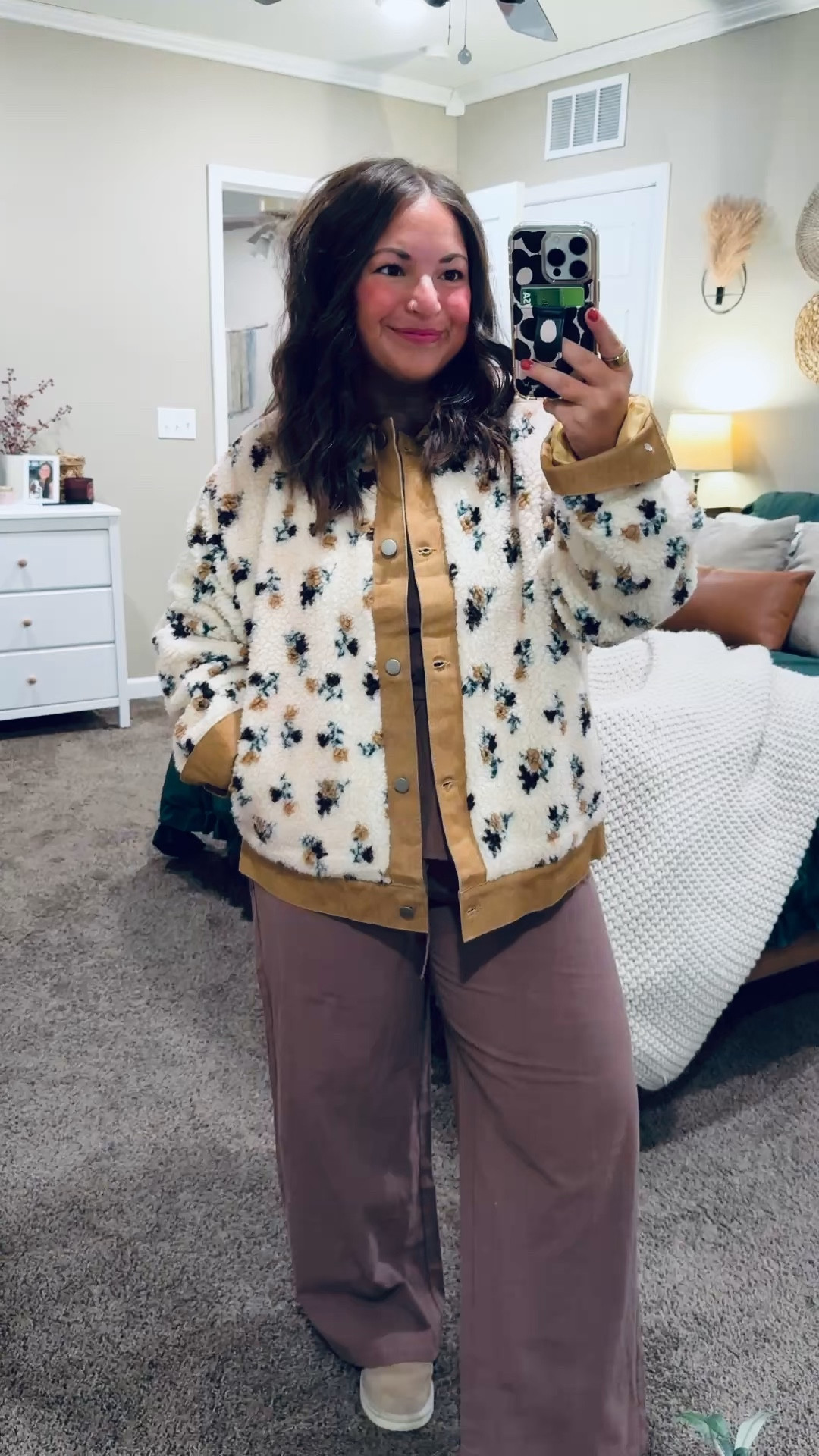 Cozy but make it cute! This floral fleece jacket from Amazon is soft, warm, and an easy throw-on over a two piece set to complete the outfit!

slip on shoes: fit oversized // wearing a kids 2 (linking adult size below)
set: fits true to size // wearing a large
jacket: fits small // wearing an XL (fits like a large) 

 

#LTKootd #LTKMidsize #LTKWorkwear