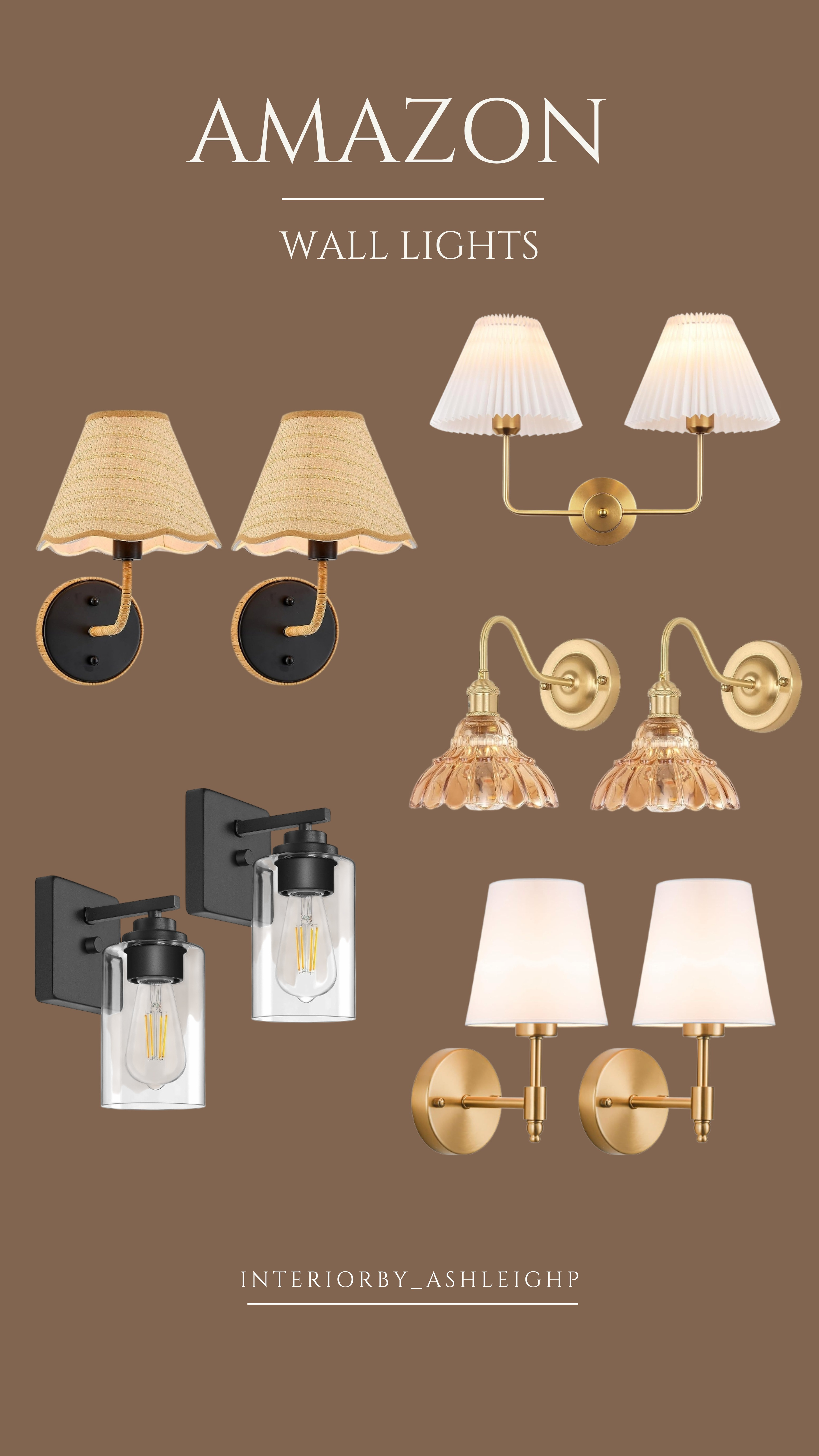 Elevate your home with these stylish Amazon wall lights. Perfect for adding a modern touch to any room, these easy-to-install fixtures provide the ideal glow for your space. Tap to shop my favorite lighting finds! #AmazonHome #WallLights #HomeDecor 

 #LTKdayinmylife #LTKHome #LTKSaleAlert