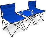 Sorbus Camp Chairs Table Set with Cup Holder Cooler, Foldable Frame, and Portable Carry Bag, Great f | Amazon (US)