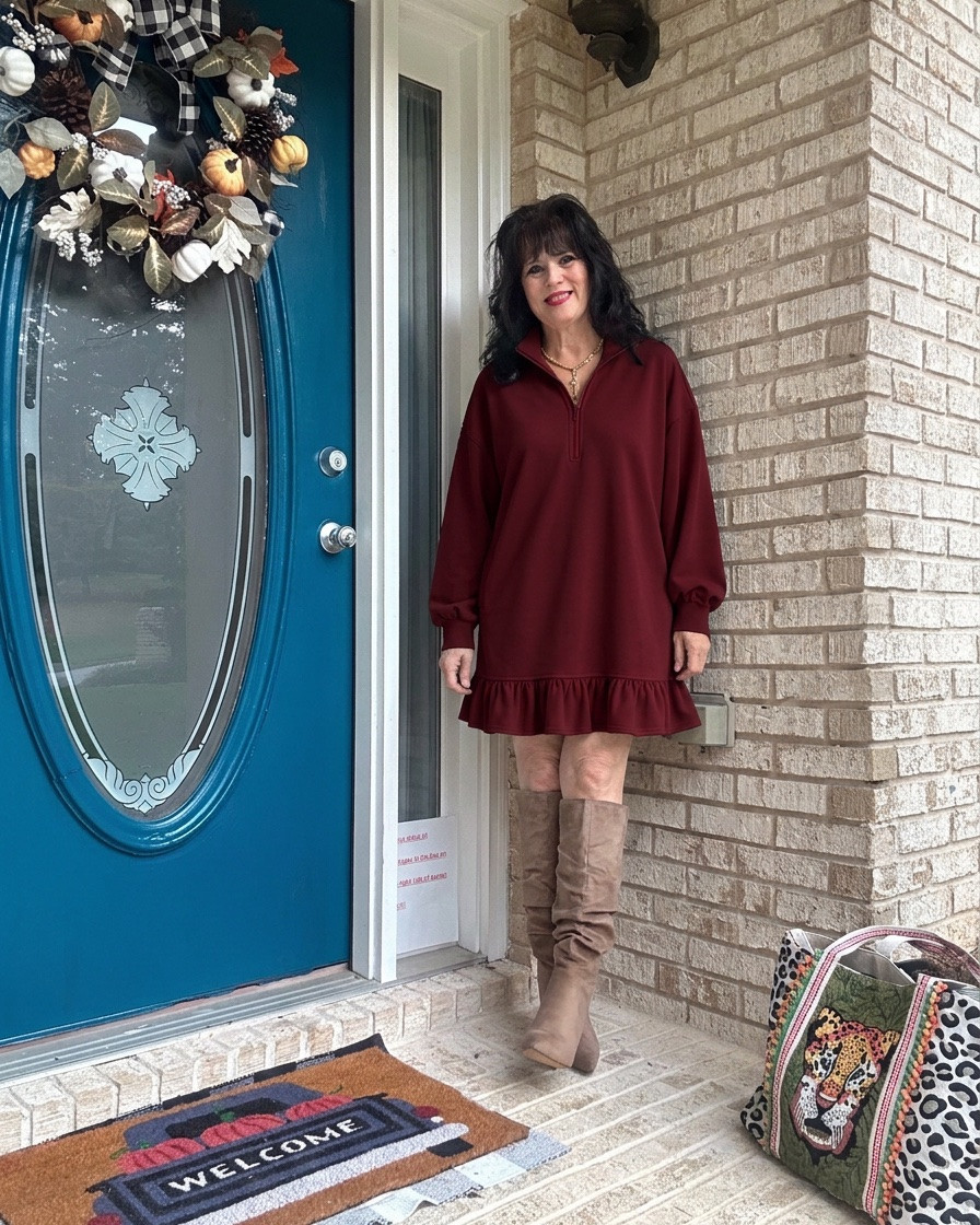 Affordable fall dresses from Amazon that are comfy but still classy 🤎
From rich burgundy and warm brown to a pretty plum, these easy dresses are made for those crisp fall days when you want to look put together without overthinking it. Add tall boots, a fun leopard bag, and you have a cute cute outfit for brunch, errands, or a casual fall event.
Always be confident in what you wear at every age.
Comment SHOP and I'll send you my LTK link with the details!
#AmazonFashion #AmazonFinds #AmazonStyle #FallFashion #FallDresses

#LTKgrwm #LTKvlog #LTKOver40