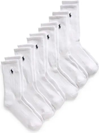 Polo Ralph Lauren Assorted 6-Pack Crew Socks | Nordstrom | Nordstrom