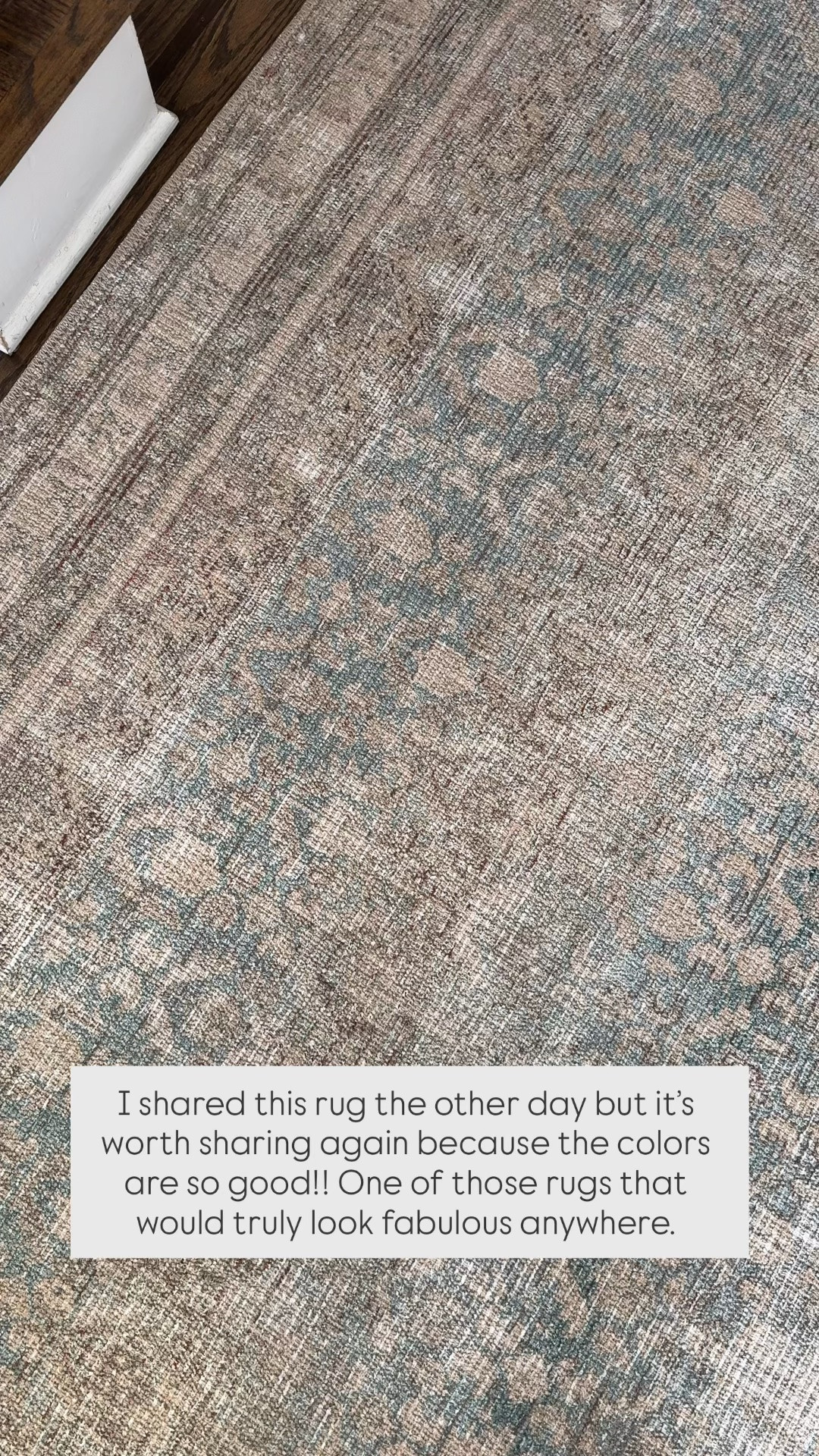 I shared this rug the other day but it’s worth sharing again because the colors are so good!! One of those rugs that would truly look fabulous anywhere. Such a great price too!!

#LTKSaleAlert #LTKHome #LTKdayinmylife