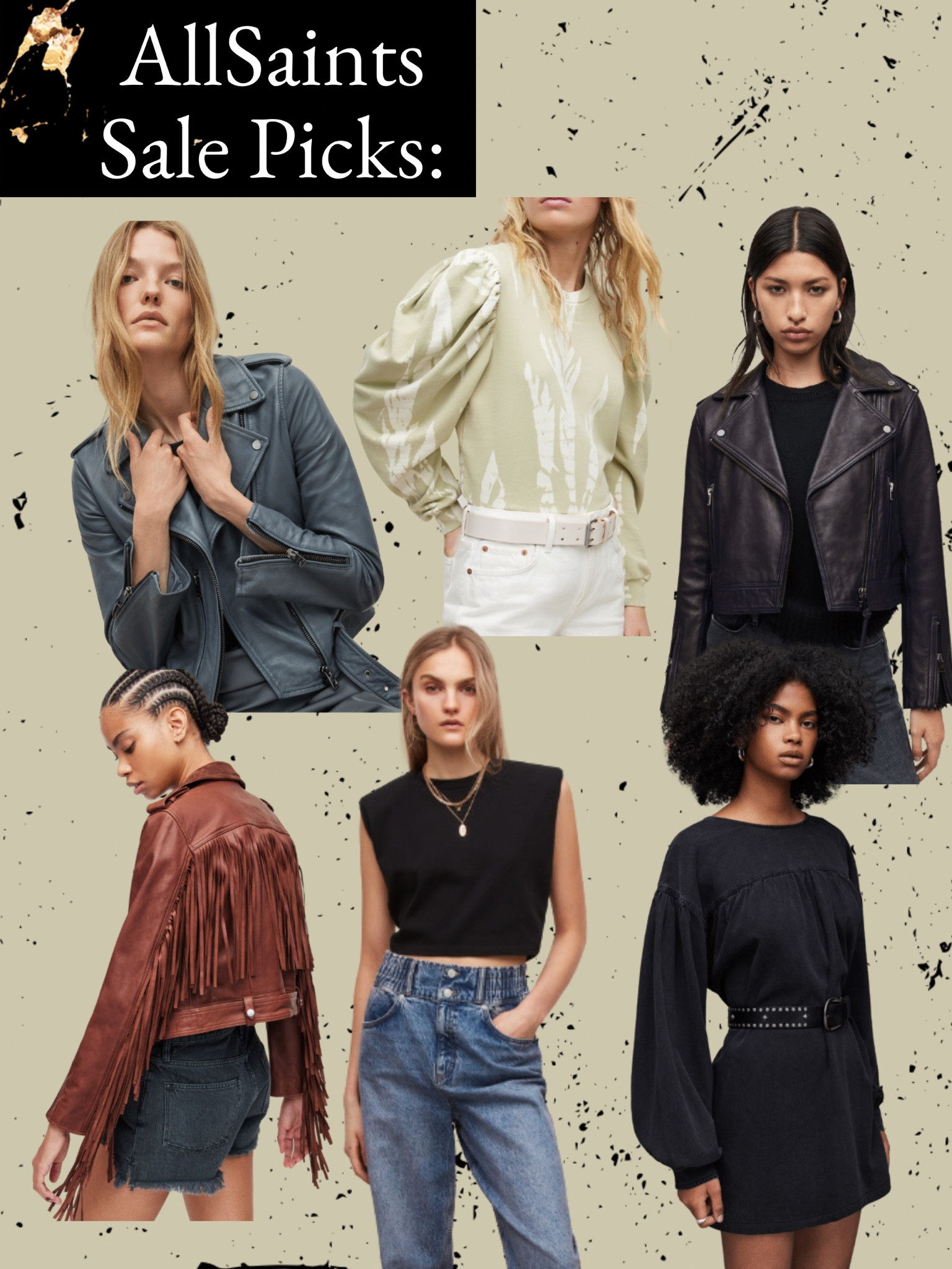AllSaints Sale Picks: Leather Jackets, swoon-worthy tops, and moody dresses 🖤

#LTKstyletip #LTKsalealert #LTKunder100