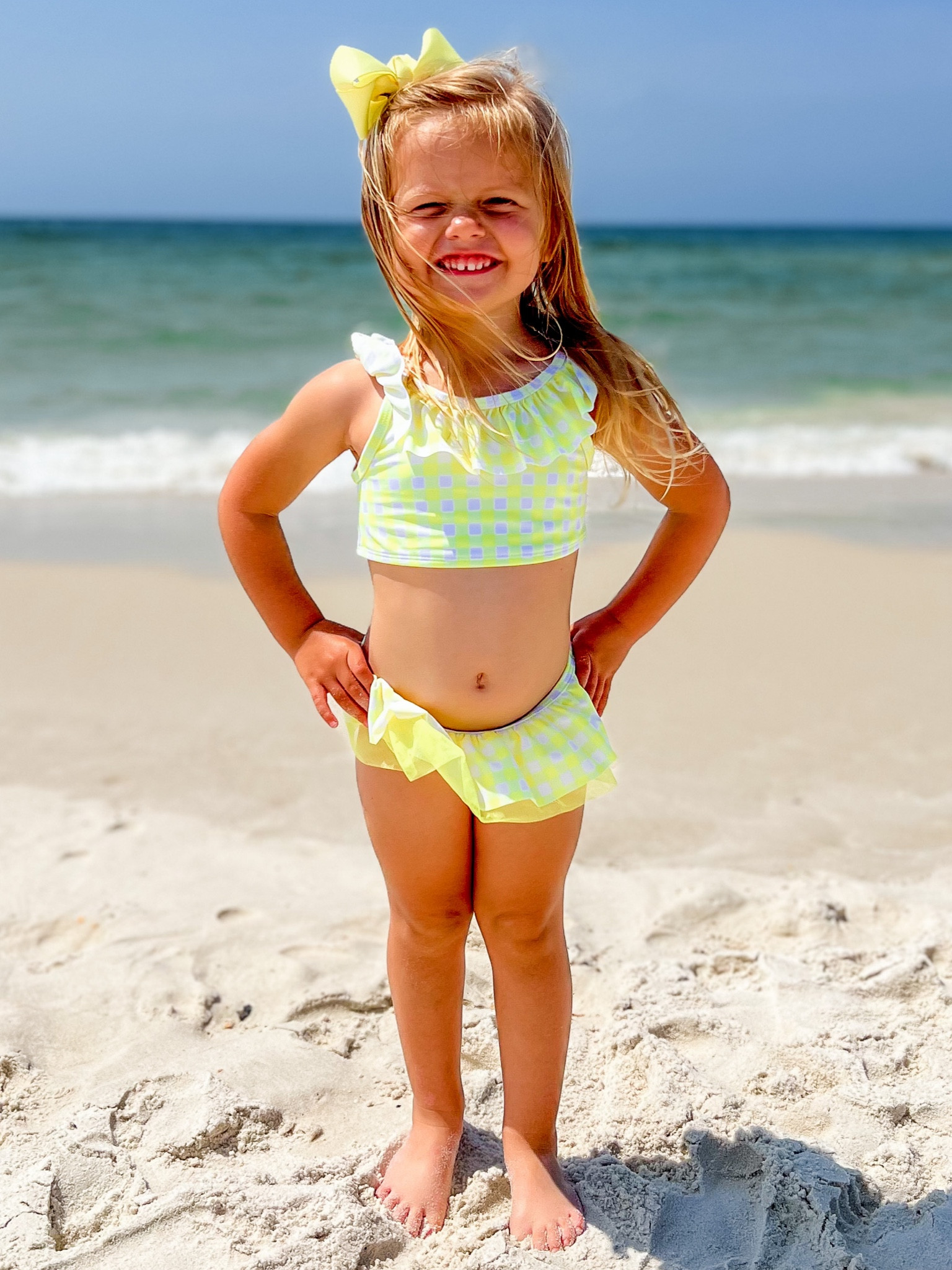 Adorable 2 piece yellow bikini for your little one! Perfect for a day at the pool or beach☀️

#LTKswim #LTKkids #LTKtravel