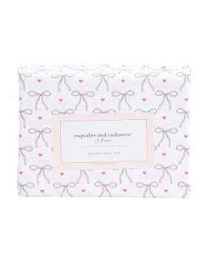 Bows And Hearts Sheet Set | Bed & Bath | Marshalls | Marshalls