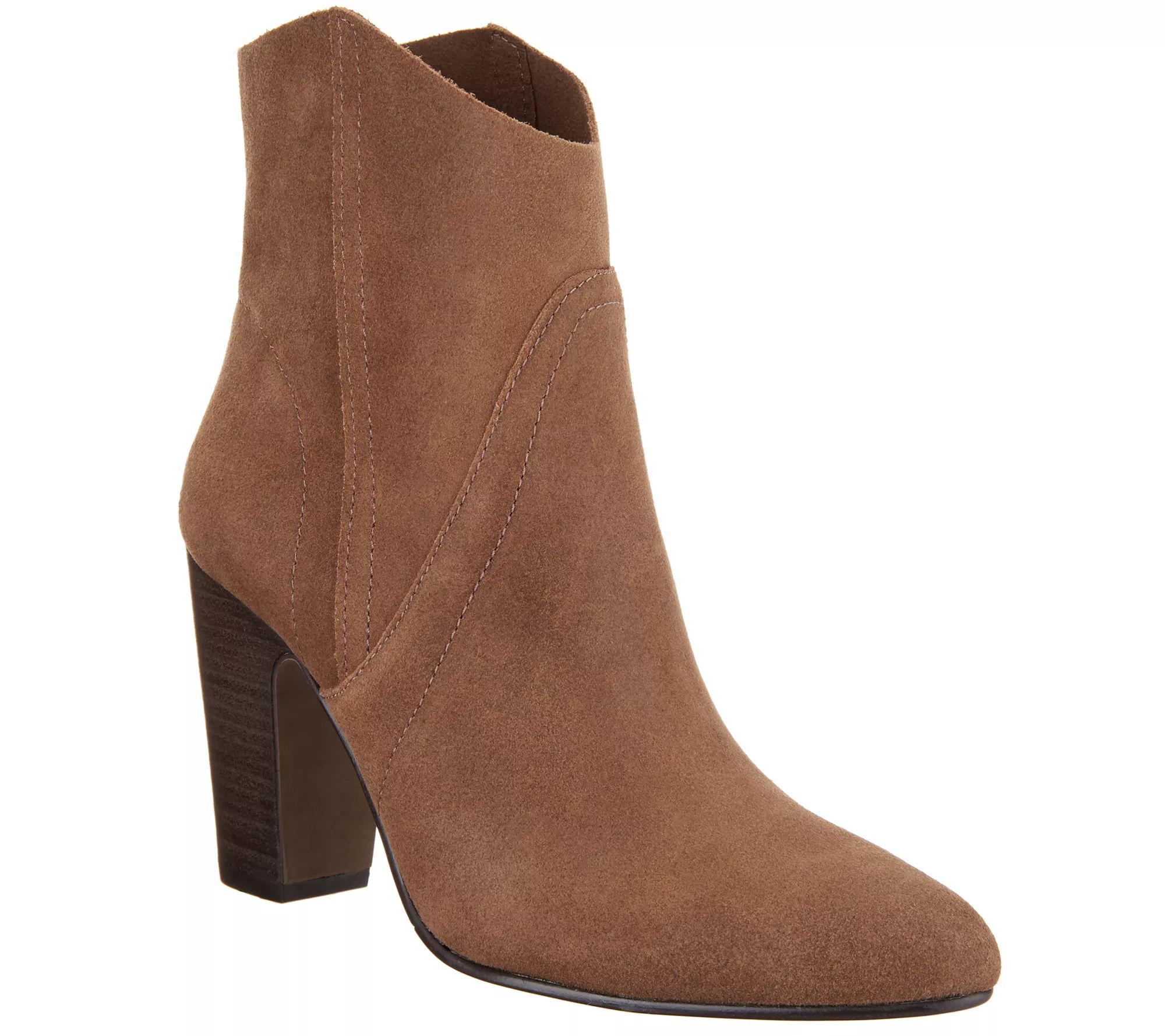 Vince Camuto Suede Ankle Boots - Creestal — QVC.com | QVC