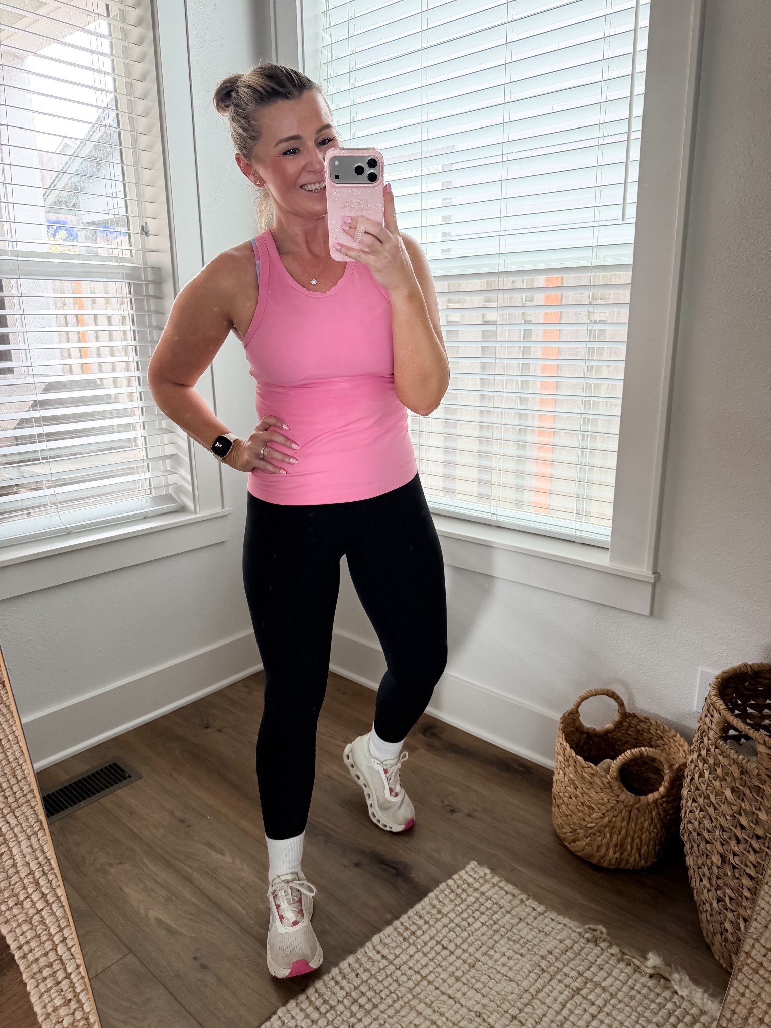 Weighted vest treadmill incline walk ✅

I size up in these work out tops to an 8 
Size small Amazon leggings 


#LTKActive #LTKOver40 #LTKSaleAlert