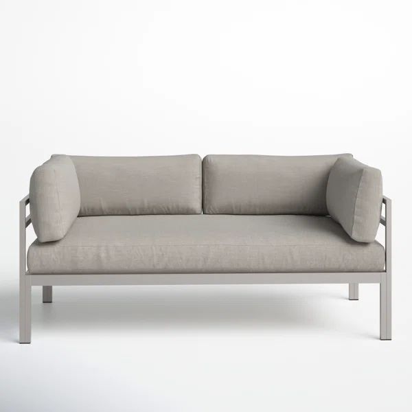Ramsey 65'' Metal Outdoor Sofa | Wayfair North America