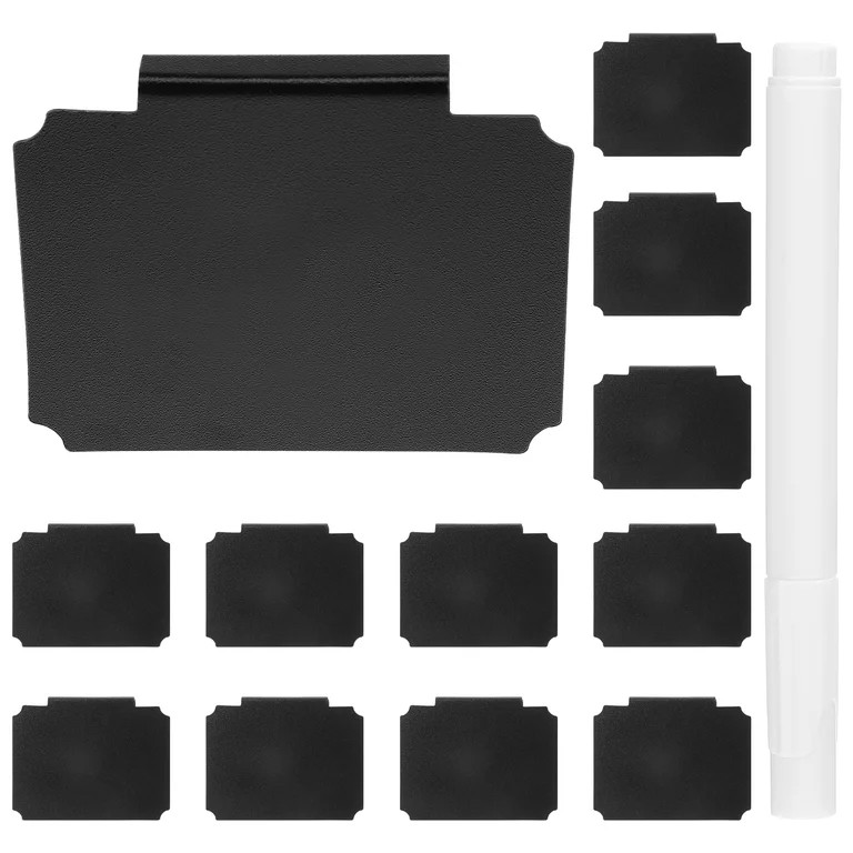 12 Pcs Basket Labels Tool Box Labels Price Tag Label Clips Pantry Labels Clip On Labels For Stora... | Walmart (US)