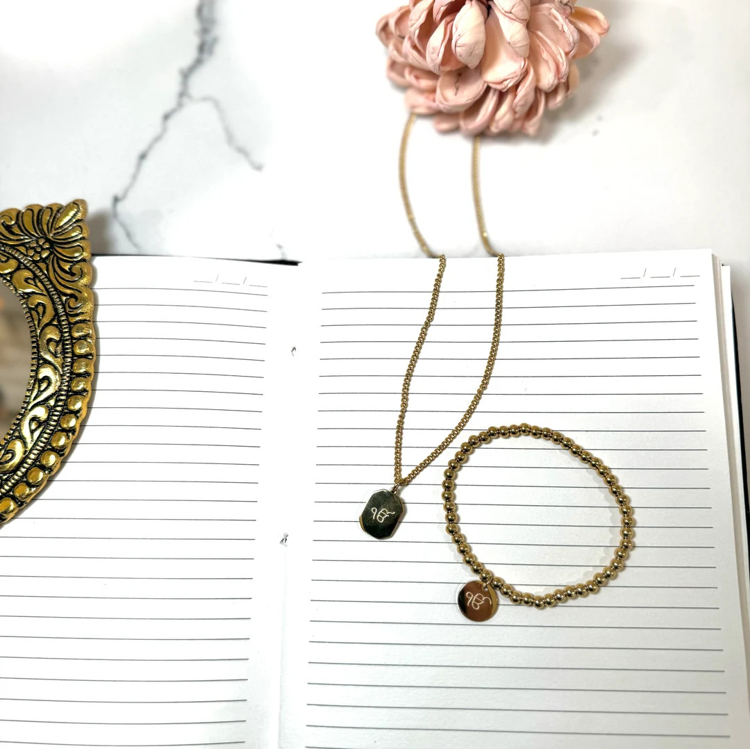 Ik Onkar Necklace, Ik Onkar Pendant, Sikh Jewlery, Punjabi Jewlery Desi Jewlery Ik Onkar Bead Bra... | Etsy (US)
