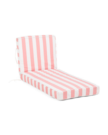 27X72X4 Cabana Striped Extra Thick Outdoor Lounger Cushion, Polyester | TJ Maxx