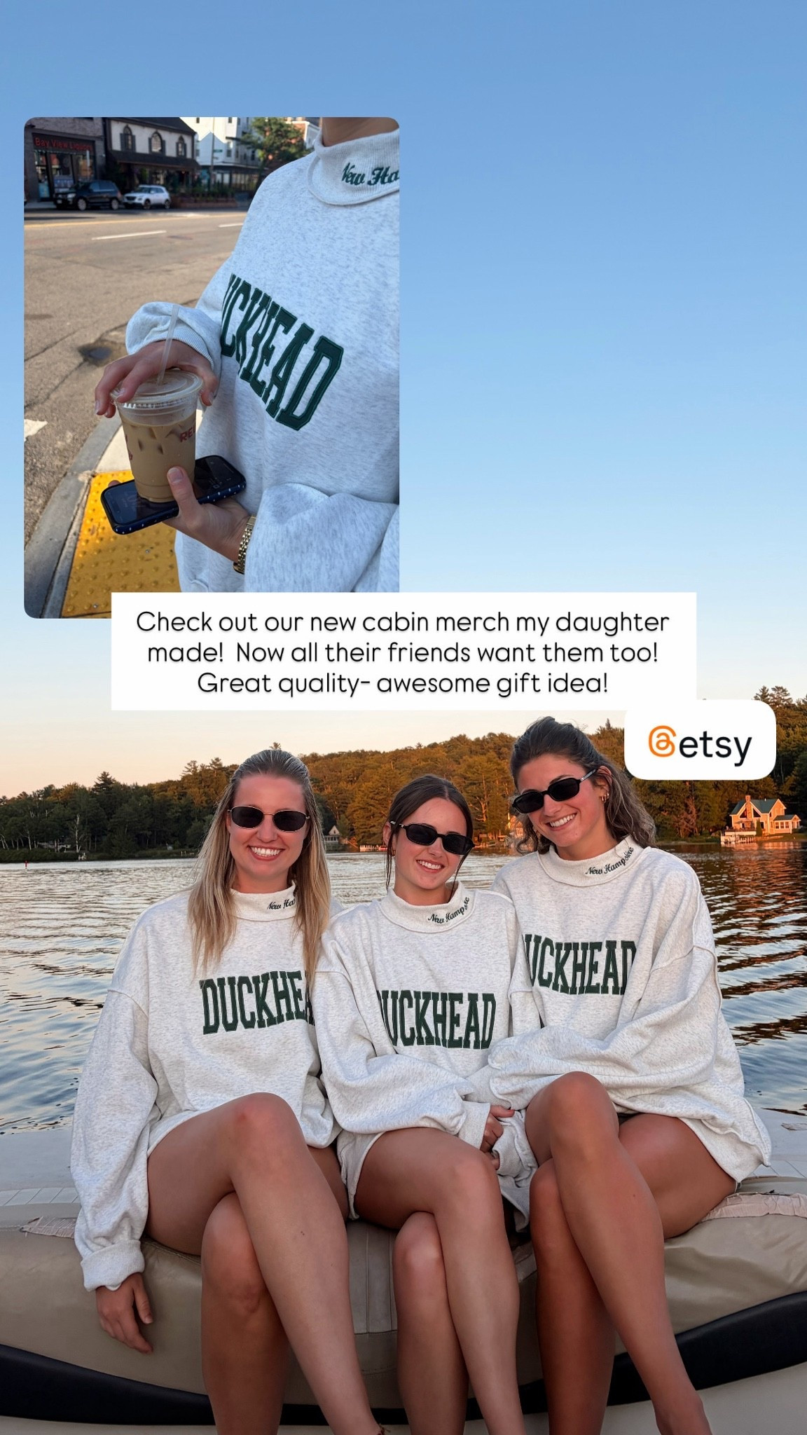 Loving these custom sweatshirts with our lake house cabin name! 

#camp #cottage #lakehouse #beachhouse #customsweatshirts #summersweatshirts @Etsy

#LTKHome #LTKKids #LTKstorytime