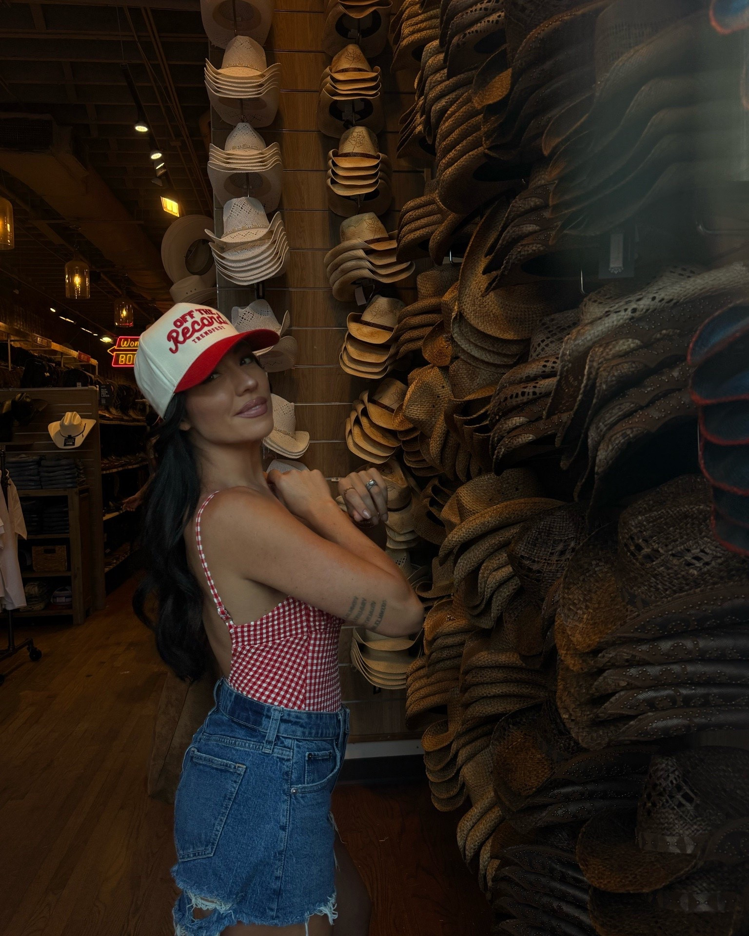 Country outfit idea from Walmart and @abercrombie 

Size small swim one piece 
Size 25 shorts 
Amazon hat

#LTKxAbercrombie #LTKootd #LTKdayinmylife