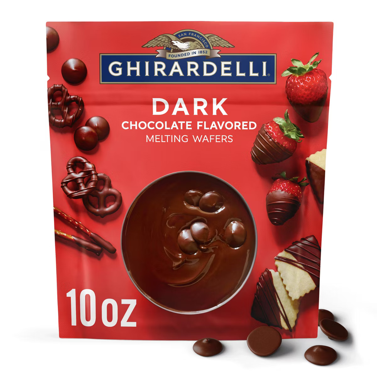GHIRARDELLI Dark Chocolate Flavored Melting Wafers - 10oz | Target