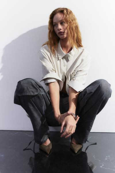 Linen-blend Shirt | H&M (US + CA)