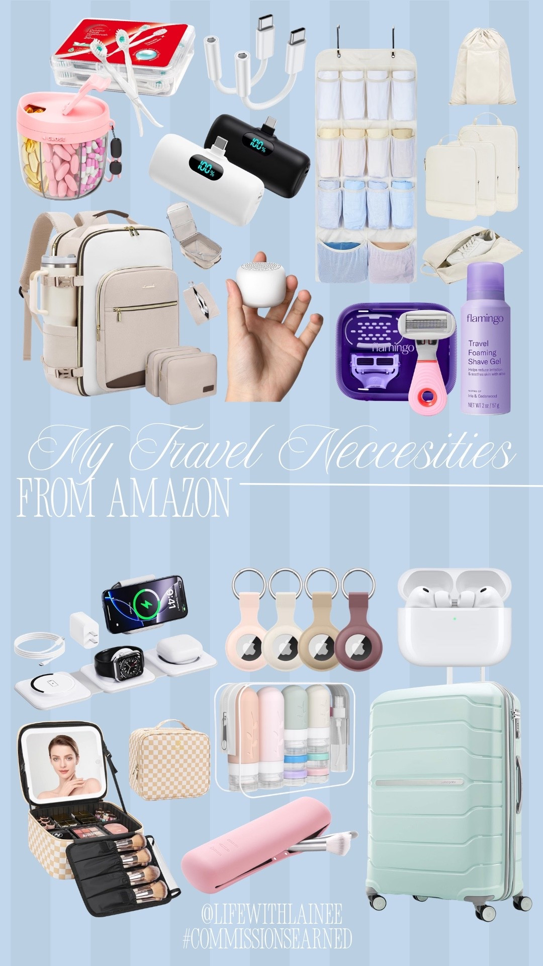 My Travel Necessities! 

Travel finds, Amazon finds, finds under 100, suitcase, mom finds, Elaina Zinke

#LTKSeasonal #LTKmomlife