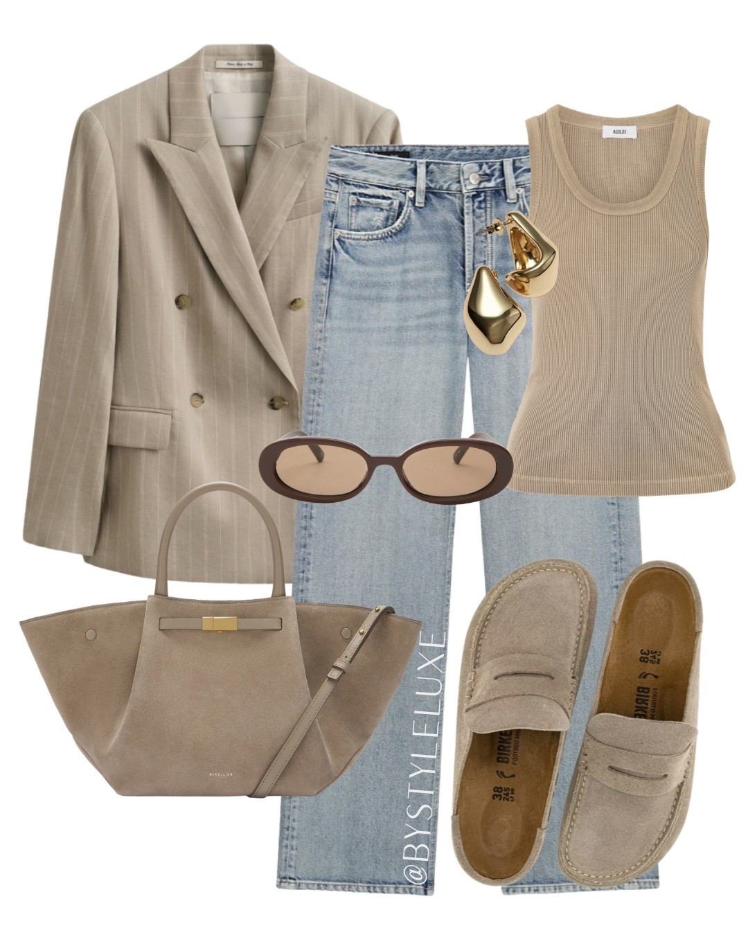 BLAZER & JEANS - Neutral beige tones styled with blue denim for the perfect spring combo 

#blazer #jeans #springoutfit

#LTKspring #LTKjeans #LTKshoes