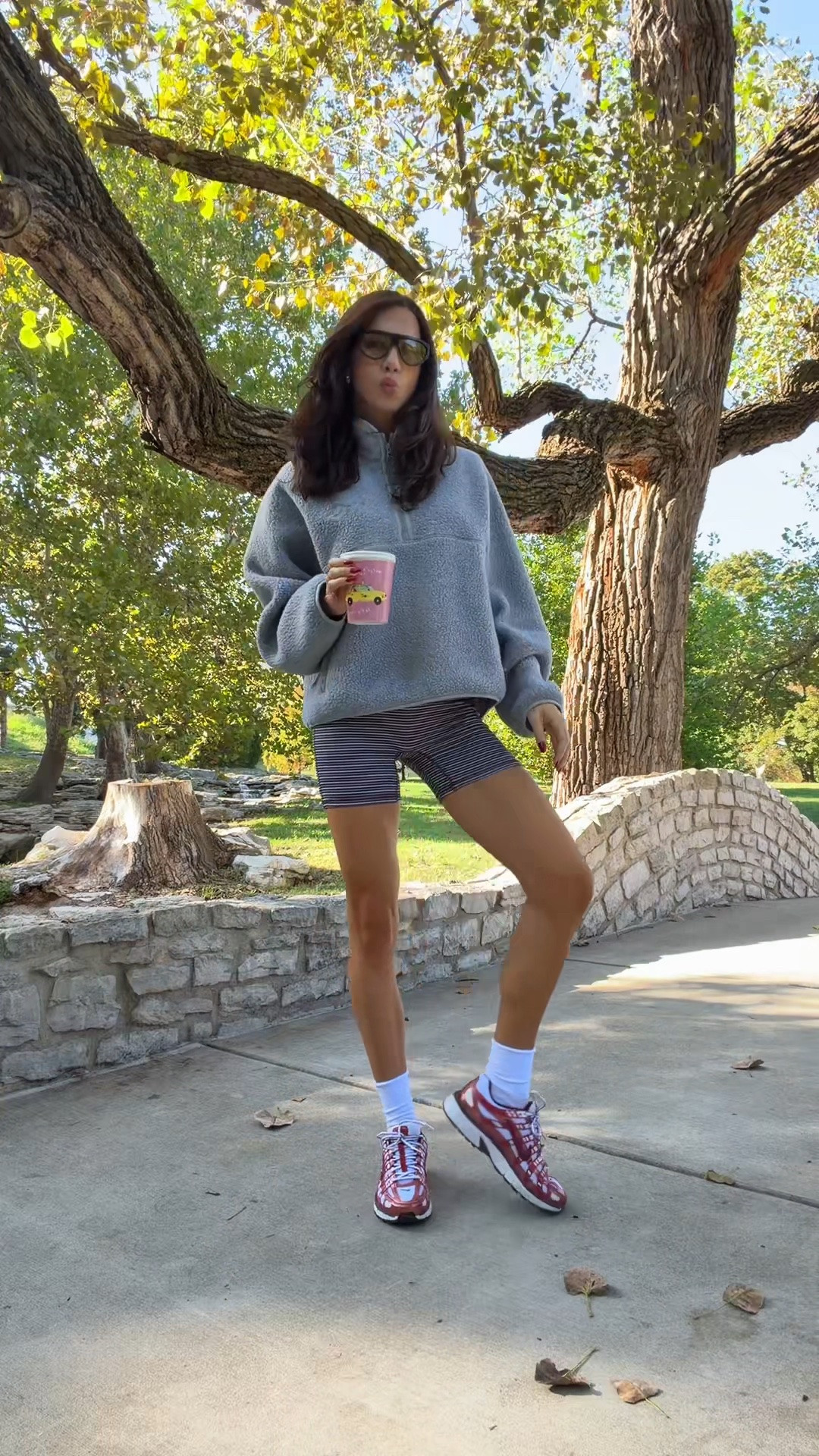Autumn/fall walk outfit! XL fleece, XS shorts (linked others too) and TTS shoes

#LTKmorningroutine #LTKfitnessgoals #LTKSeasonal