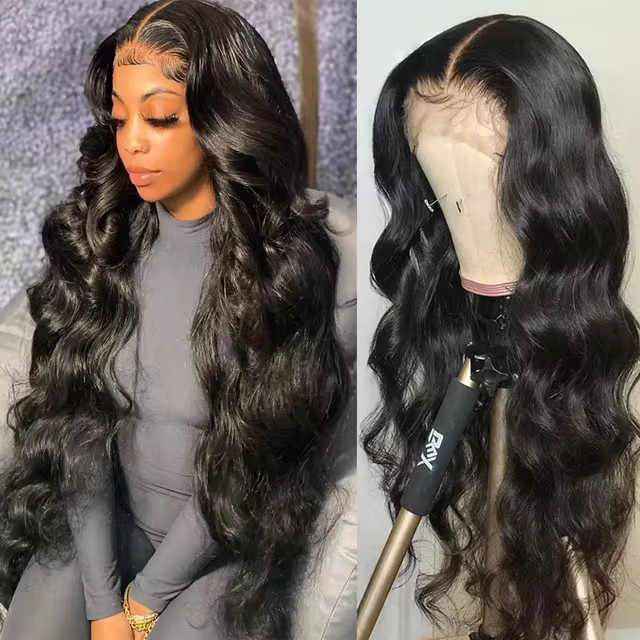HD Transparent 13x4 13x6 Body Wave Lace Front Wig Pre Plucked 360 Lace Frontal Wig Human Hair Wig... | AliExpress (US)