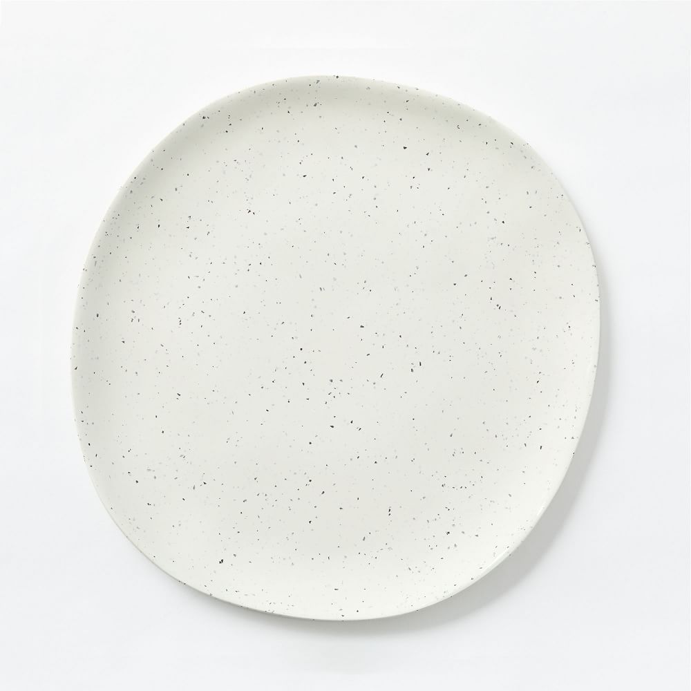 Melamine Dinner Plate, Organic Stone, Set of 4 | West Elm (US)