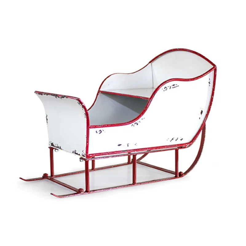 Metal Sleigh Decorative Accent | Wayfair North America