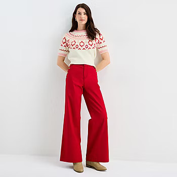 St. John's Bay Womens High Rise Wide Leg Jean | JCPenney