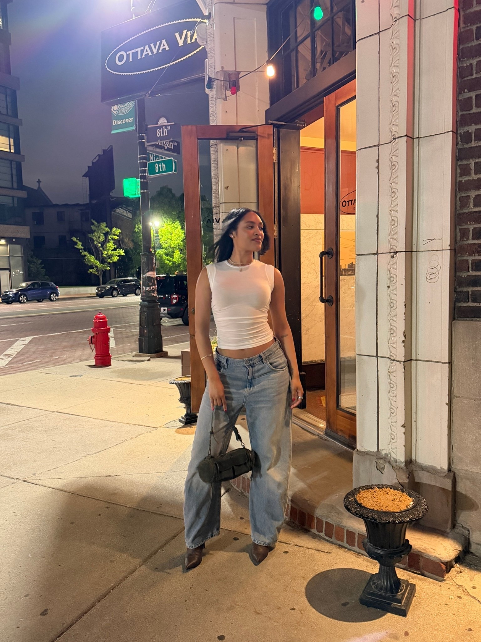 Size small top, 8 in jeans. 

Summer outfits. Date night outfits.

#LTKdayinmylife #LTKTall