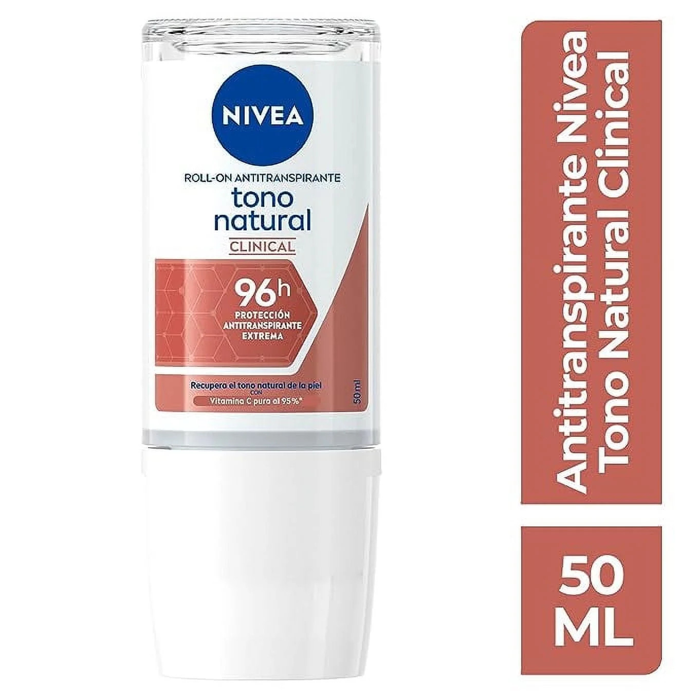 NIVEA Clinical Whitening Deodorant Natural Tone 96 hour protection antiperspirant for women in ro... | Walmart (US)