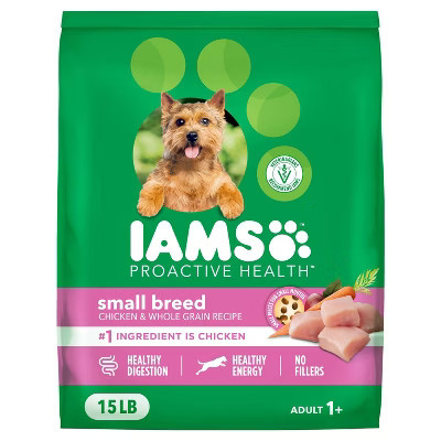 IAMS Proactive Health Chicken and Whole Grains Flavor Small Breed Dry Dog Food - 15lbs | Target