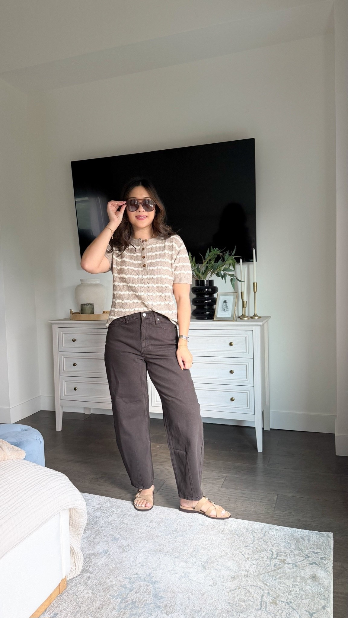 Target try on // pullover // brown barrel denim // early fall fashion 

Top: medium 
Jeans: 6 regular

#LTKSeasonal #LTKPetite #LTKootd