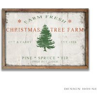 Christmas tree sign 19.25x13.25x2 sign Personalized Christmas sign Farmhouse Christmas Christmas signs Christmas decor Holiday signs | Etsy (US)
