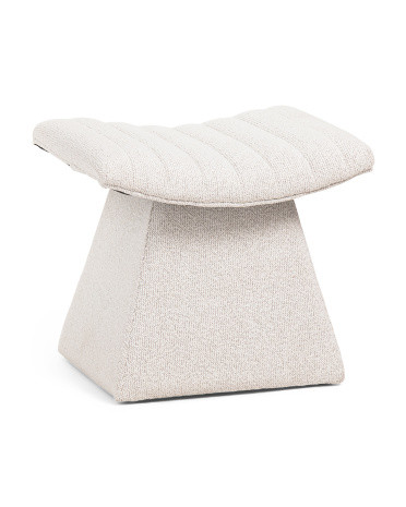 18x14.5x16.5 Florence Channel Stitched Ottoman | TJ Maxx