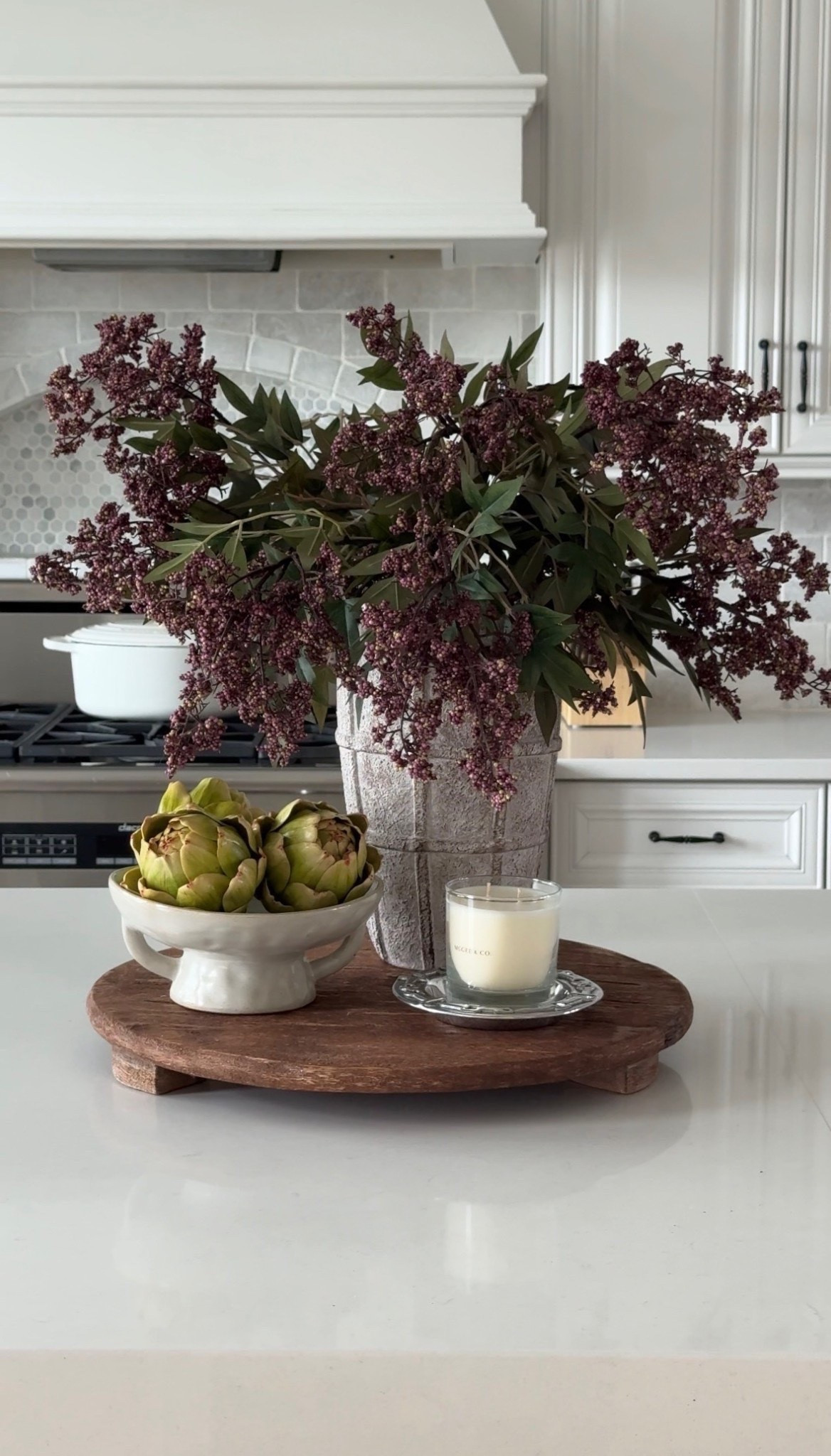 Our updated kitchen centerpiece for Spring! I love these stems, they fall so effortlessly and look amazing! 

#LTKHome #LTKSeasonal

#LTKstorytime #LTKSeasonal #LTKHome
