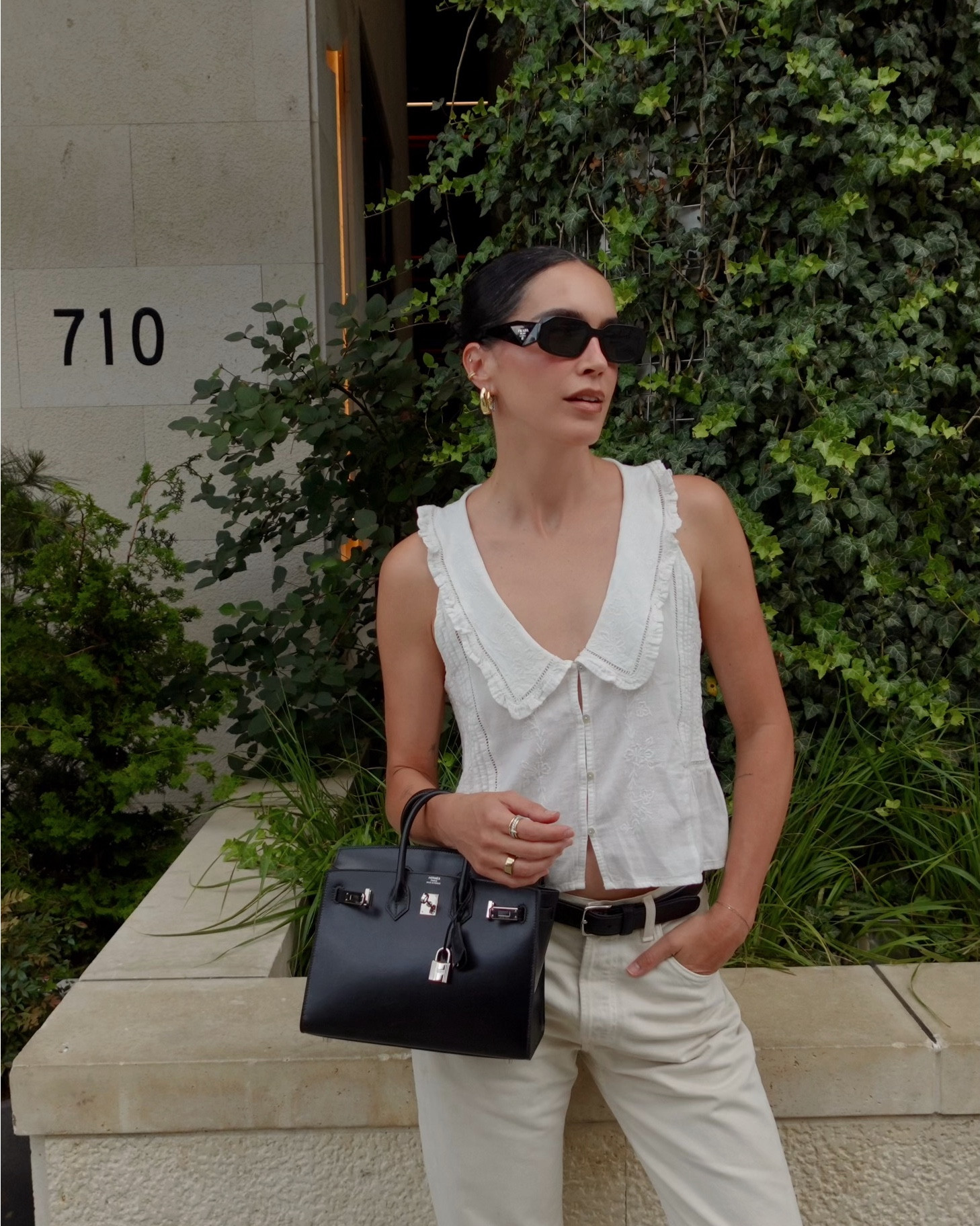 The most darling cotton embroidered white collared top! Paired it with some of my favorite denim jeans from Citizens of Humanity. 🤍 I’m 5’10 and wearing a size M in the top and 27 in the jeans 

#LTKSeasonal #LTKWorkwear #LTKStyleTip