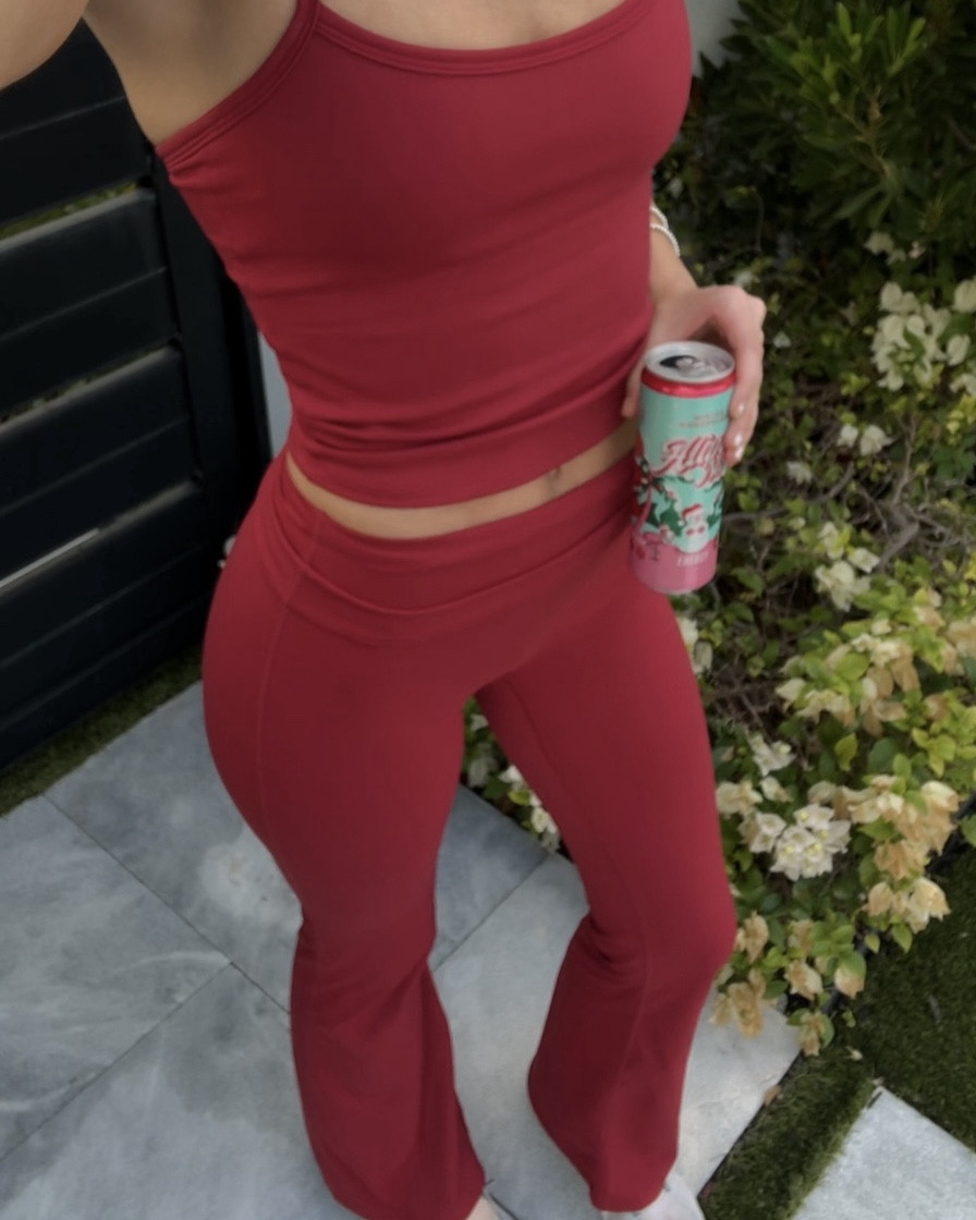 dark red matching set ♥️💋 