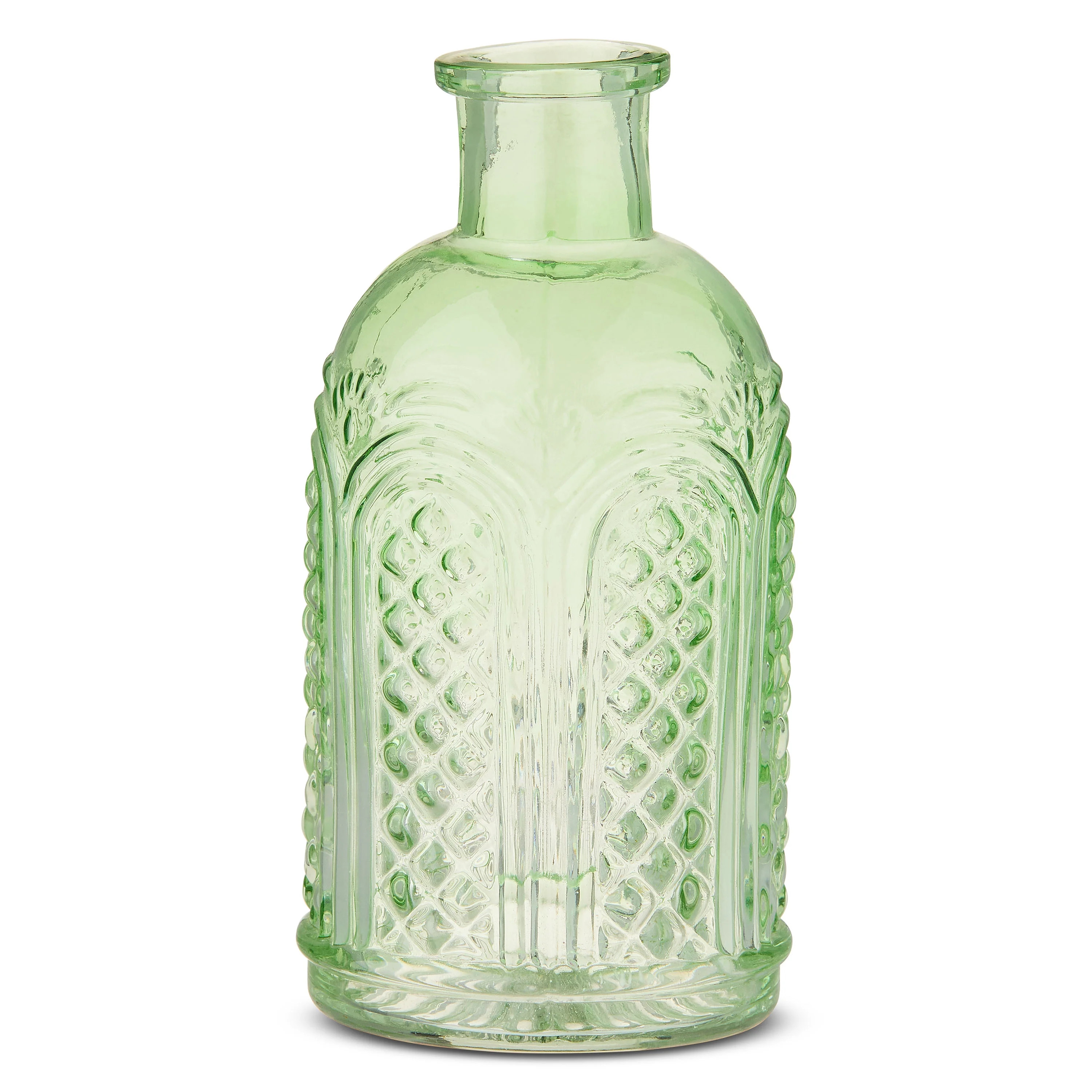 Bridgerton Translucent Glass Tabletop Indoor Vase, 5.12", Coral | Walmart (US)