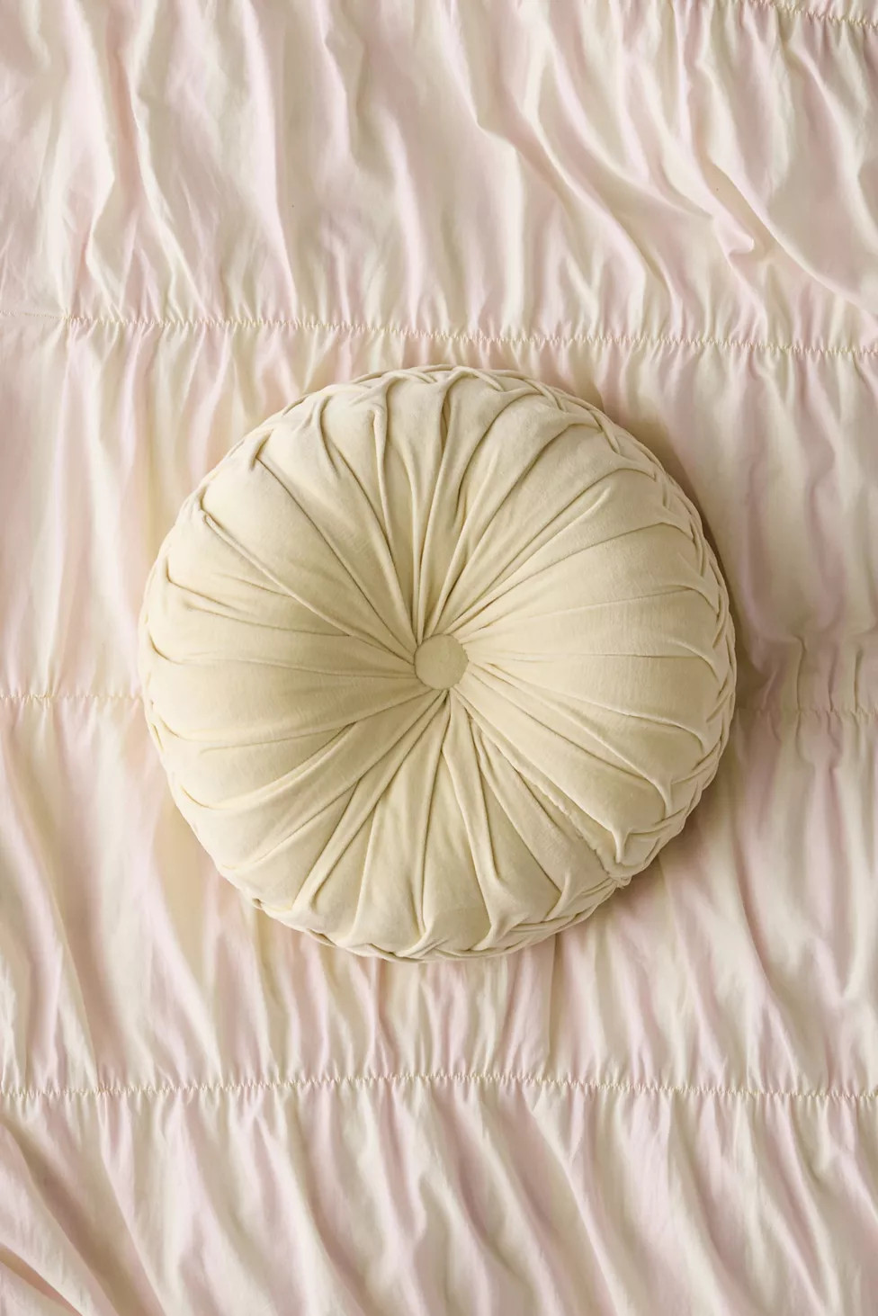 Round Pintuck Pillow | Urban Outfitters (US and RoW)