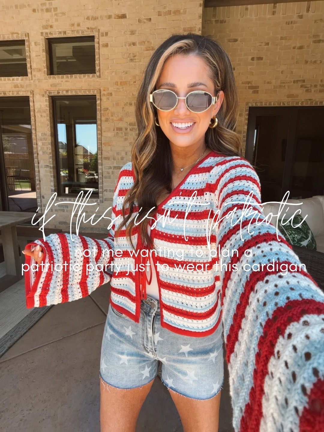 The cutest red white and blue knit 😍

#LTKootd #LTKmomlife #LTKSeasonal